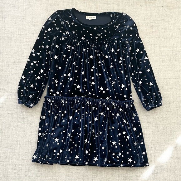 Tucker + Tate Silver Stars Dress Size 7 - Picture 1 of 4